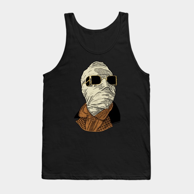 The Invisible Man Tank Top by Dark & Sticky